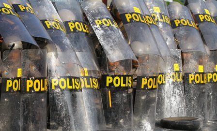  SIDANG PUTUSAN SENGKETA PILPRES: Polisi Semarang Antisipsi Kerusuhan Dadakan