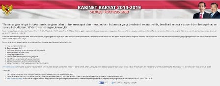  KABINET JOKOWI-JK: Usulan Menteri Versi www. kabinetrakyat.org Banyak Tak Cocoknya