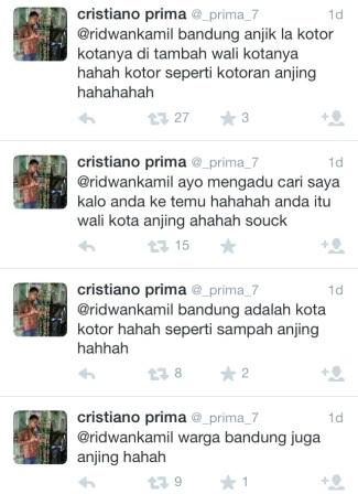  Lagi, Muncul Akun Twitter Hina Wali Kota Bandung