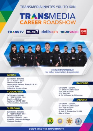  Transmedia Career Road Show Akan Hadir di Bandung