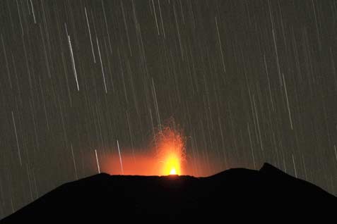  Aktivitas Gunung Slamet Masih Fluktuatif, Status Tetap Siaga