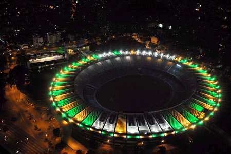  Stadion Maracana, diklaim sebagai salah satu keberhasilan pembangunan di Brasil. /Reuters