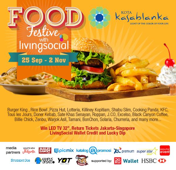  Ada Food Festive Livingsocial di Kota Kasablanka