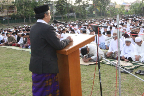  IDUL ADHA: Ribuan Warga Muhammadiyah Bali Sholat Id Hari Ini