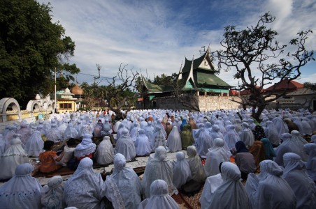  Jamaah Tarekat Syattariyah Salat Iduladha Hari Ini