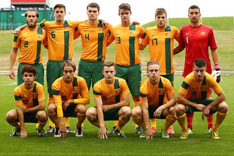 Para pemain tim nasional U-19 Australia./motthegioi.vn
