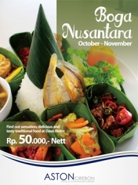  Aston Cirebon Luncurkan Menu Tradisional Boga Nusantara di Oasis Bistro