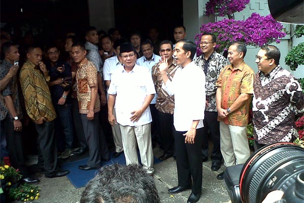  PERTEMUAN JOKOWI & PRABOWO, Suasana Cair & Akrab Tak Ada Dendam & Emosi