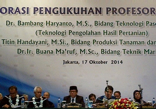  BPPT Kukuhkan Tiga Profesor Riset Baru