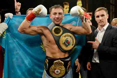  TINJU KELAS MENENGAH WBA: Robohkan Rubio, Golovkin Pertahankan Sabuk Juara