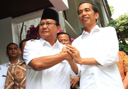  Prabowo Hadiri Pelantikan Jokowi