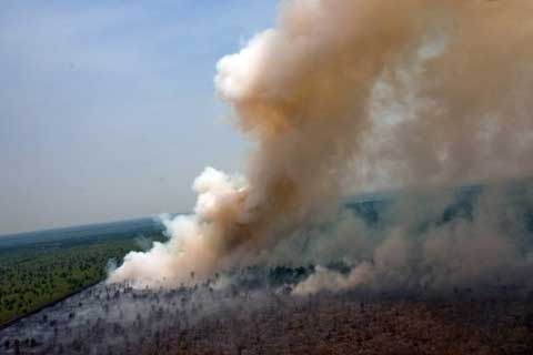  KABUT ASAP: Penderita ISPA di Jambi Meningkat