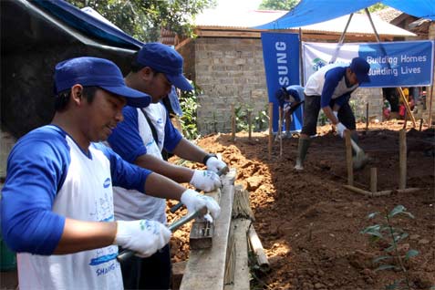  Samsung Indonesia: Ikut Bangun Rumah Layak Huni Bersama Habitat