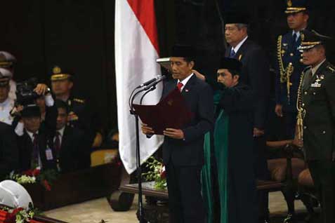  PELANTIKAN JOKOWI, AHOK: Bangga Bekingnya Presiden Sekarang