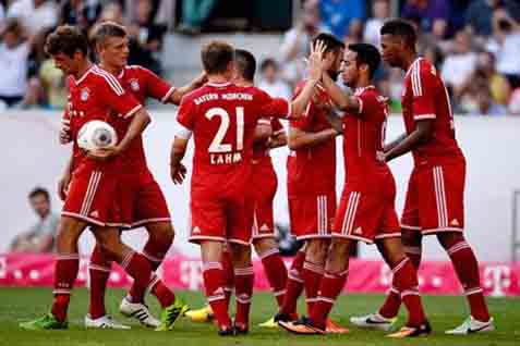  LIGA CHAMPIONS:  Bayern Munchen Gilas AS Roma 7-1