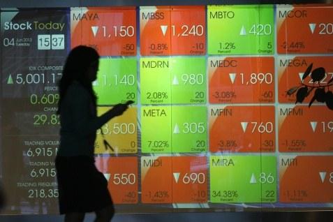  BURSA SAHAM 23 OKTOBER: IHSG Ditutup Naik 0,58%, Pasar Soroti Porsi Profesional dan Koalisi Sebagai Menteri Kabinet Jokowi