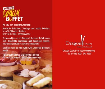  Yuk, Berakhir Pekan Dengan All-You-Can-Eat Dim Sum