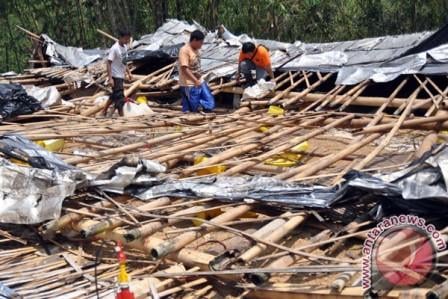  BPBD: 318 Bangunan di Bogor Rusak Diterjang Puting Beliung