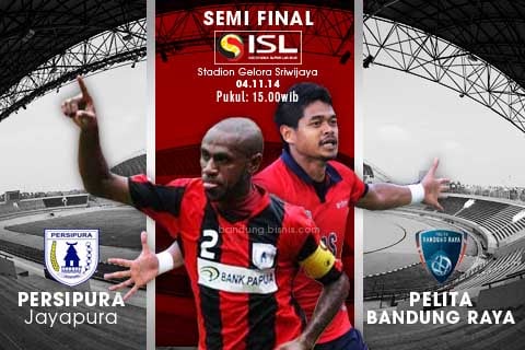  Semifinal ISL 2014: PBR Kalah Oleh Persipura 0-2