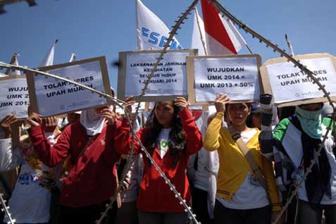  UPAH MINIMUM: Pelaku Industri Minta Ditetapkan per 5 Tahun
