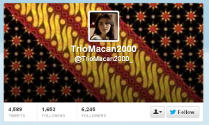  Ini Kunci Pembuktian Kasus Twitter @Triomacan2000