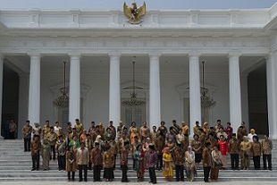  Lapangan Banteng Sesak Menteri Kabinet Kerja