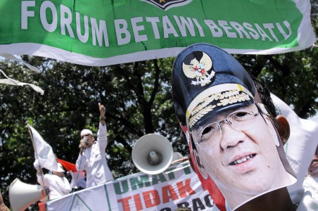  FPI Demo Tolak Ahok Menjadi Gubernur DKI