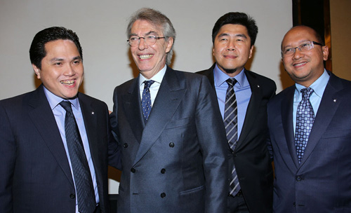  Apa yang Dibicarakan Erick Thohir dengan Massimo Moratti?