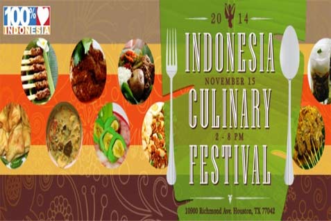  KJRI HOUSTON Sajikan 70 Menu Khas Nusantara di Culinary Festival