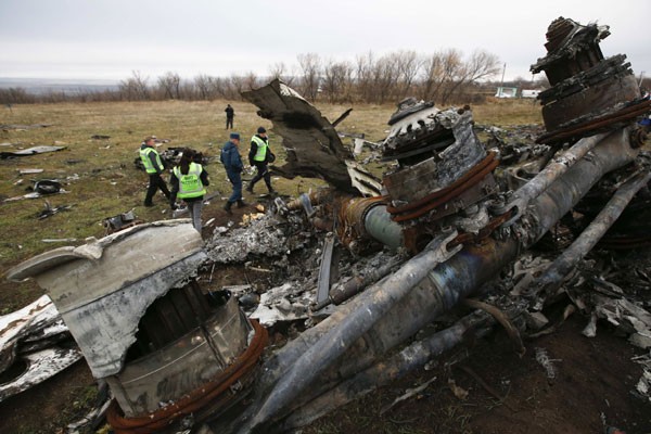  Puing-puing Malaysia Airlines MH17 di Ukraina Timur Mulai Dipindahkan