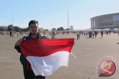  Suporter Timnas Indonesia Sudah Siap di Hanoi