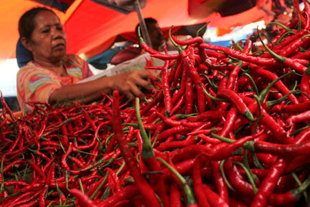  Wah, Cabai Merah Keriting di Palembang Tembus Rp100.000/Kg