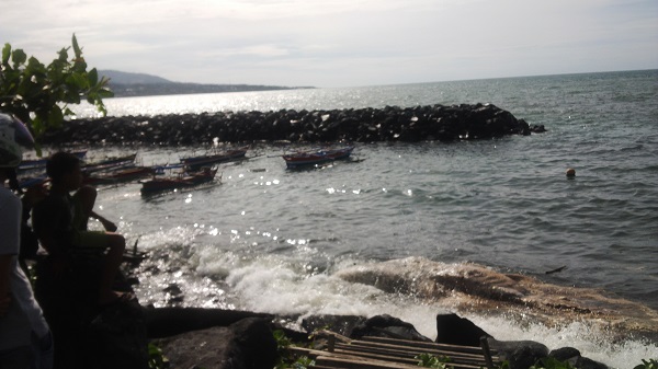  Bangkai Paus Terdampar di Pantai Boulevard Manado