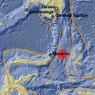  Gempa 5,7 SR Guncang Bitung Sulawesi Utara