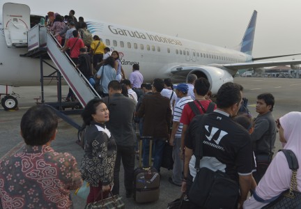  DIRUT GARUDA MUNDUR, Saham GIAA Menghijau