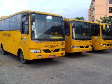  30 Bus Sekolah & 10 Bus Tingkat Gratis Beroperasi di Merdeka Barat