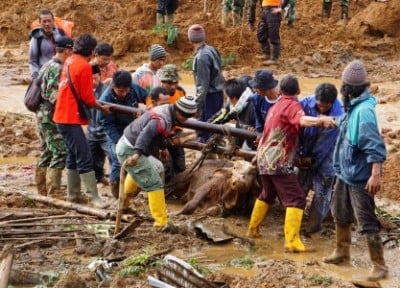  LONGSOR BANJARNEGARA: 600 Polisi Lakukan Pencarian Korban