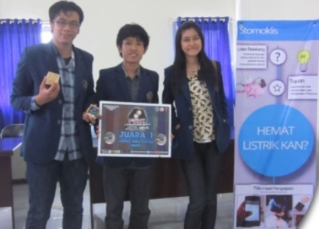  INOVASI TEKNOLOGI: Mahasiswa UB Ciptakan Stopkontak Berteknologi Bluetooth