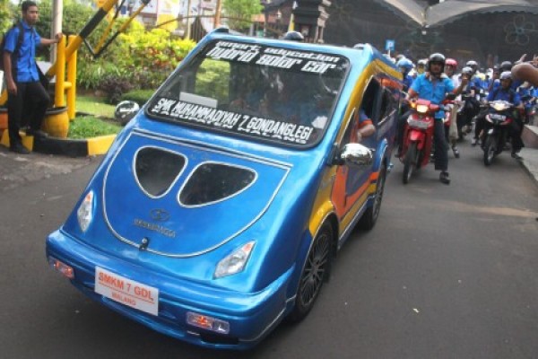  Ini Dia 2 Mobil Tenaga Surya Buatan Pelajar SMK Muhammadiyah Malang