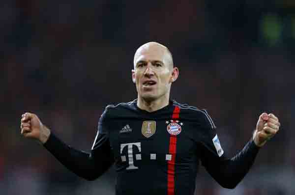  HASIL BUNDESLIGA: Gol Robben Menit Terakhir, Bayern Munchen vs Mainz 2-1