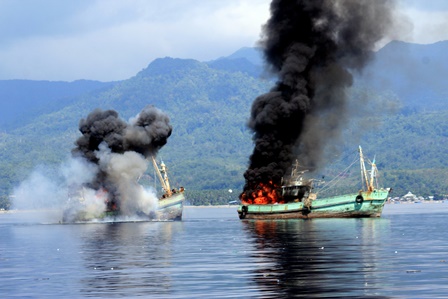  ILLEGAL FISHING: 11 Kapal Ditangkap Polda Malut. 5 Sudah Dibebaskan