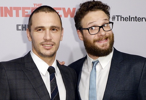  Seth Rogen Rayakan Peluncuran Film The Interview