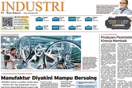  BISNIS INDONESIA Seksi Industri: Optimisme Manufaktur Hingga Pasar Mobil Murah