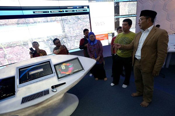  FOTO: Command Centre Kota Bandung Jadi Pilot Project