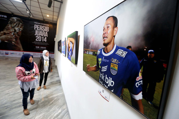  FOTO: WFB Gelar Pameran Foto Perjalanan Persib Gapai Juara