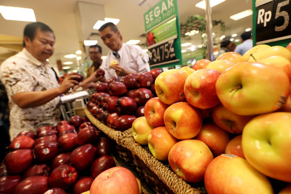  FOTO: Apel Berbakteri, Supermarket di Bandung Disidak