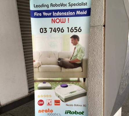  Duh, Iklan Robot Malaysia Ini Lecehkan Pembantu Indonesia