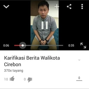  Klarifikasi Putra Wali Kota Cirebon Soal Kabar Hoax Muncul di Youtube