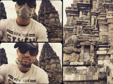  \'Shooting\' Film di Jogja, Shaheer Sheikh Kunjungi Prambanan