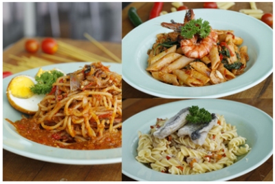  Wah Ada Aneka Pasta Bumbu Nusantara di Harris Festival Citylink Bandung!